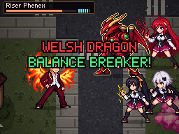 Issei transforming: Welsh Dragon Balance Breaker